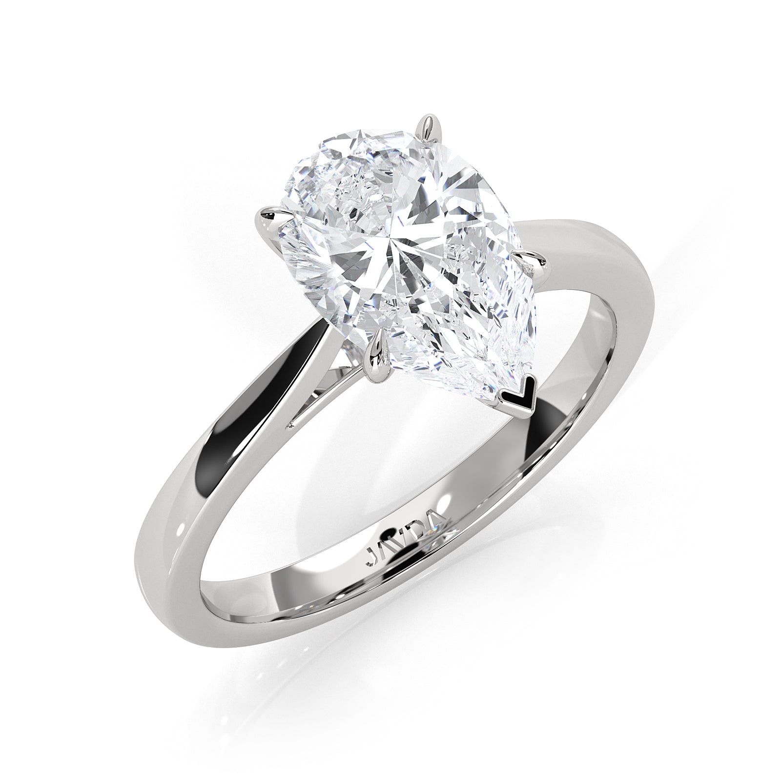 4.5g Princess Prong Setting Lab Grown Diamond Engagement Solitaire Ring IGI Certified 1.00 Ctw.